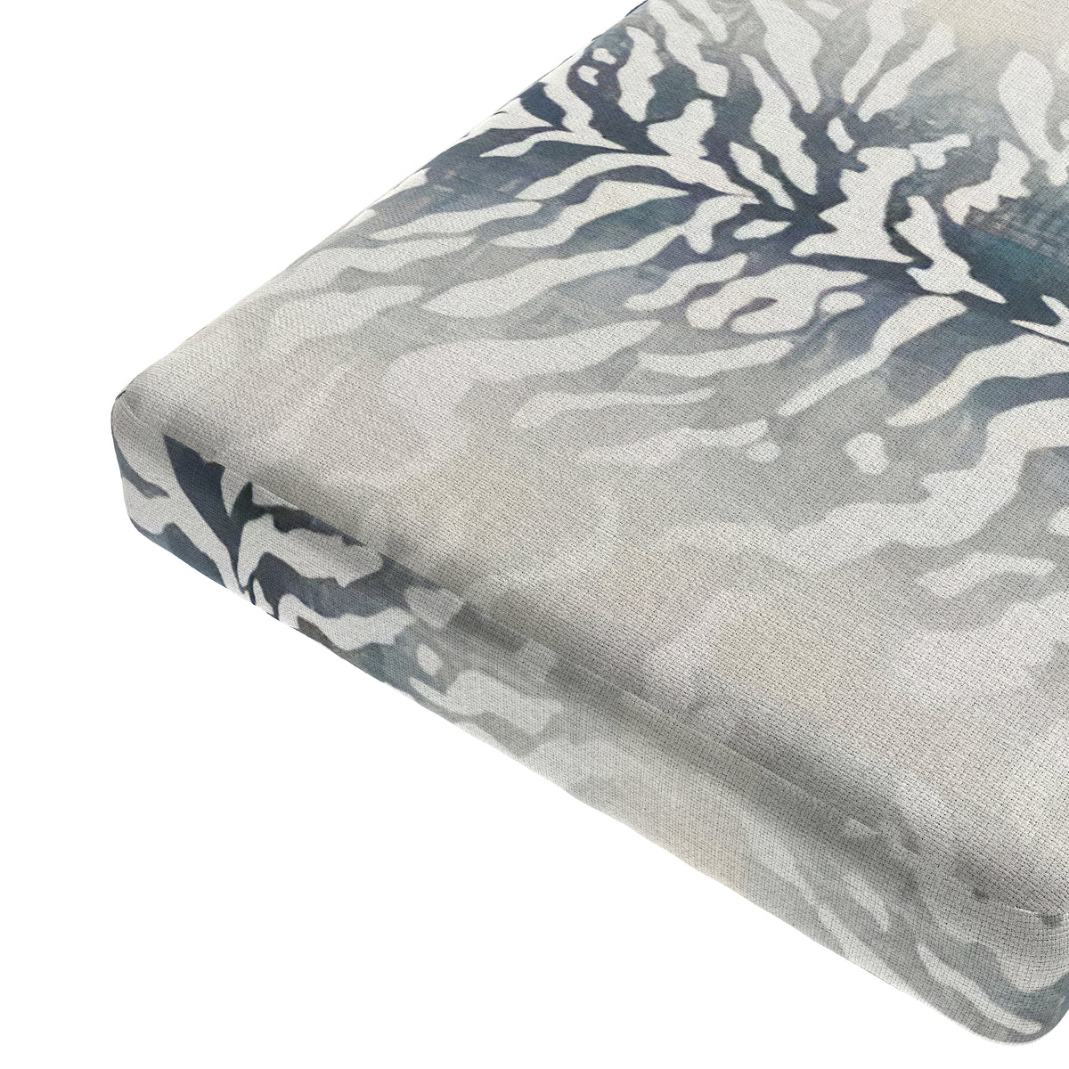 Custom Bench Cushion in Tiger - Blue