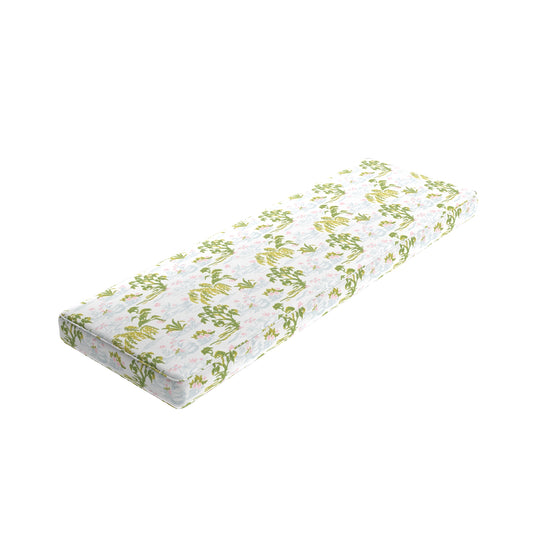 Custom Bench Cushion in Meadow - Willow