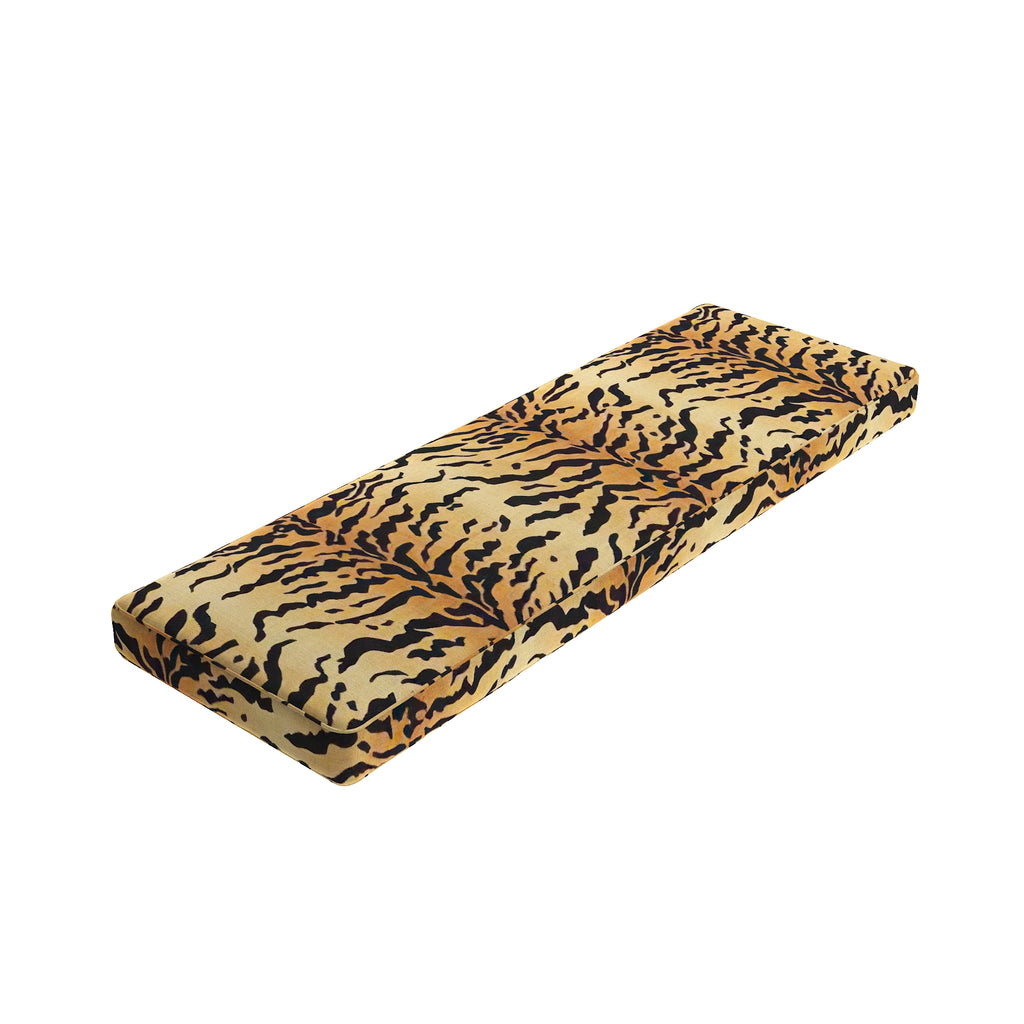 Custom Bench Cushion in Tiger - Bold