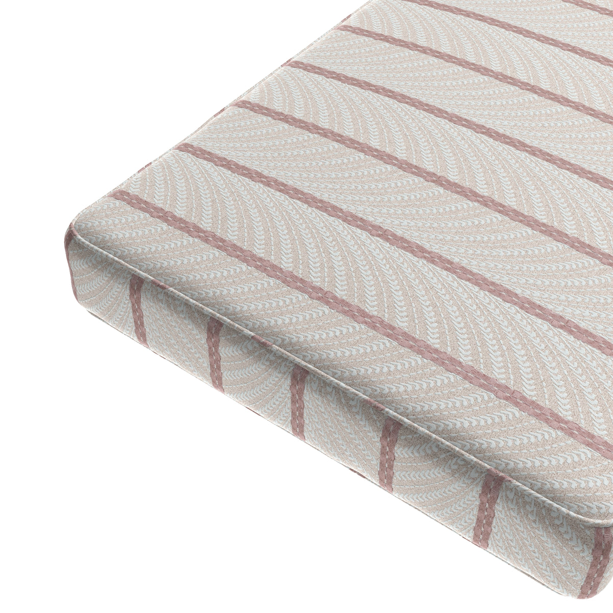 Custom Bench Cushion in Ophelia - Pink