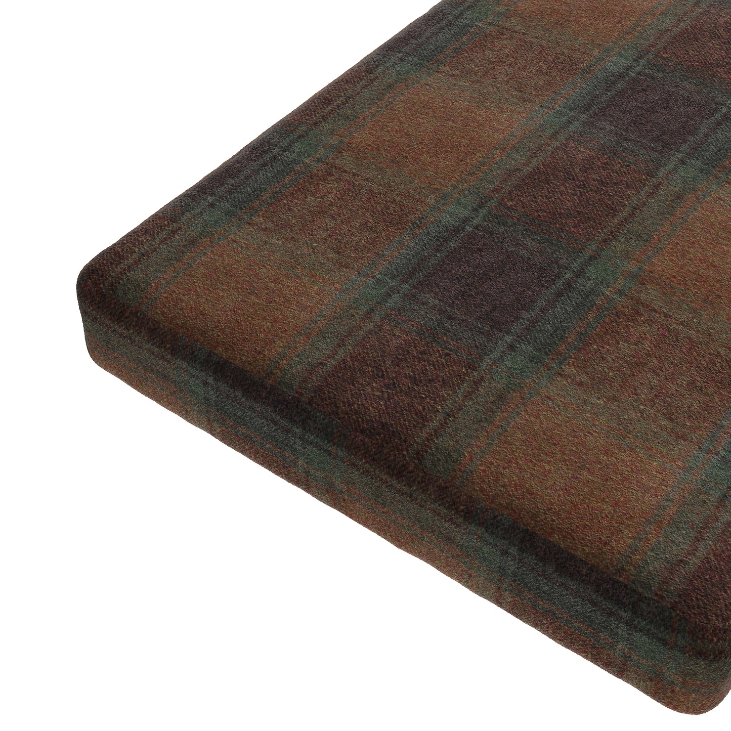 Custom Bench Cushion in Cozy Cabin - Pumpernickel