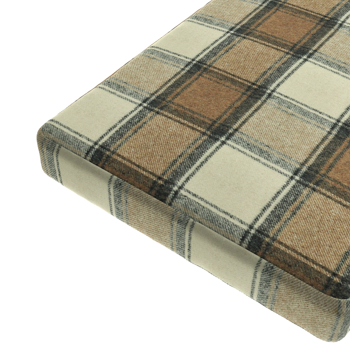 Custom Bench Cushion in Cozy Cabin - Walnut