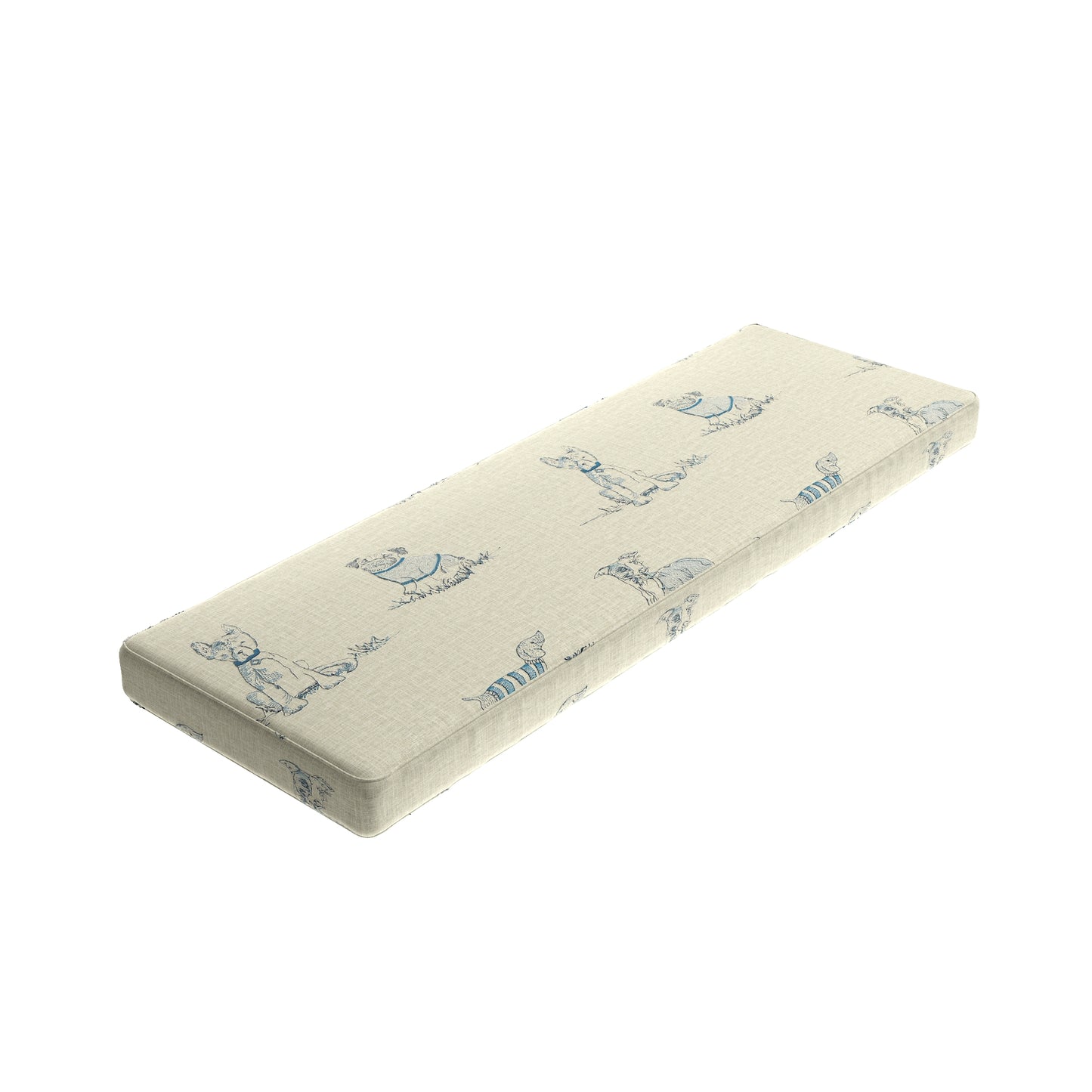 Custom Bench Cushion in Duffy - Bone