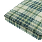 Custom Bench Cushion in Summer Plaid - Twilight