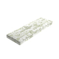 Custom Bench Cushion in Zen Garden - Jade