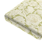 Custom Bench Cushion in English Garden - Sage