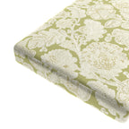 Custom Bench Cushion in English Garden - Sage