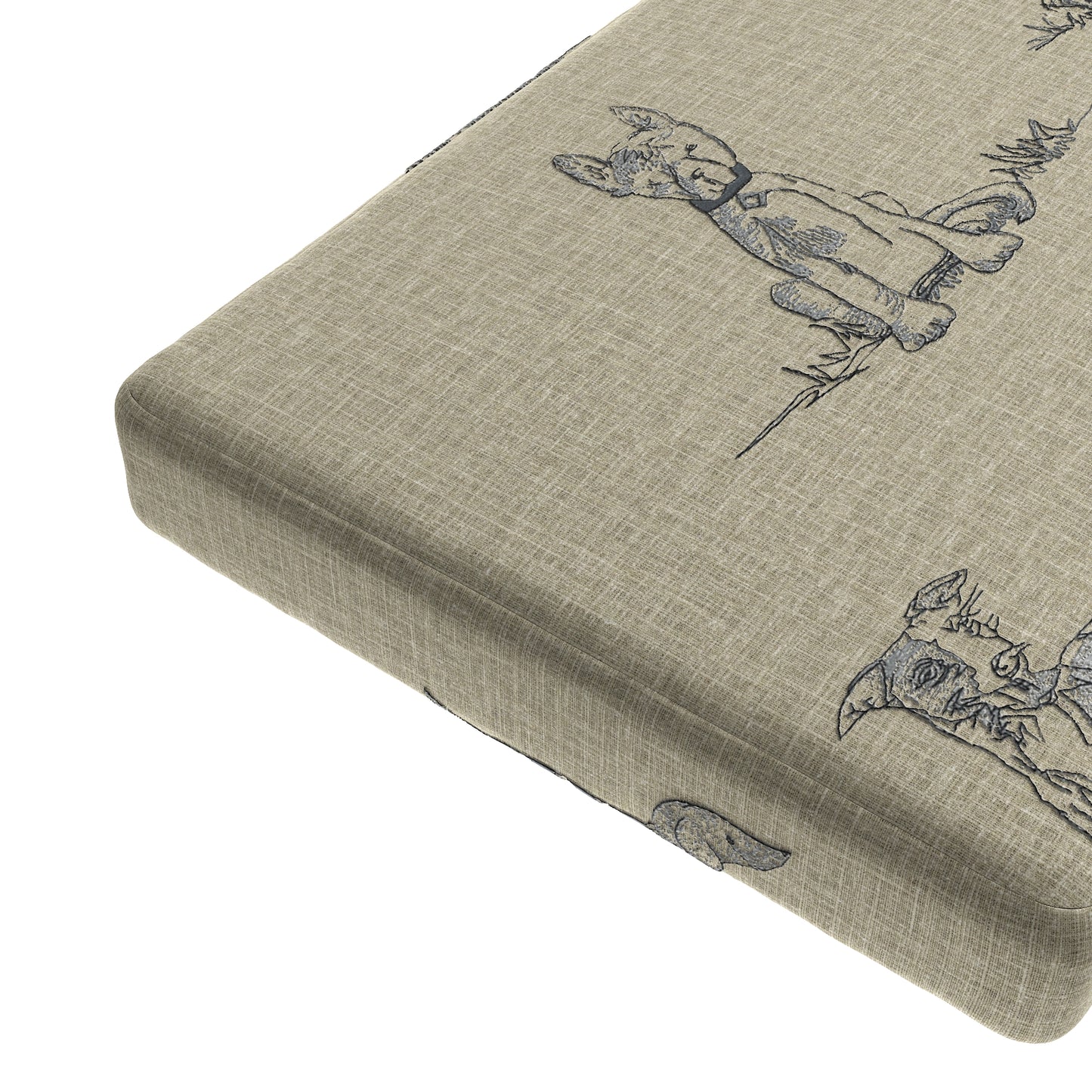 Custom Bench Cushion in Duffy - Doodle