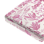 Custom Bench Cushion in Zen Garden - Cherry