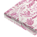 Custom Bench Cushion in Zen Garden - Cherry