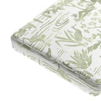 Custom Bench Cushion in Zen Garden - Jade