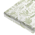 Custom Bench Cushion in Zen Garden - Jade