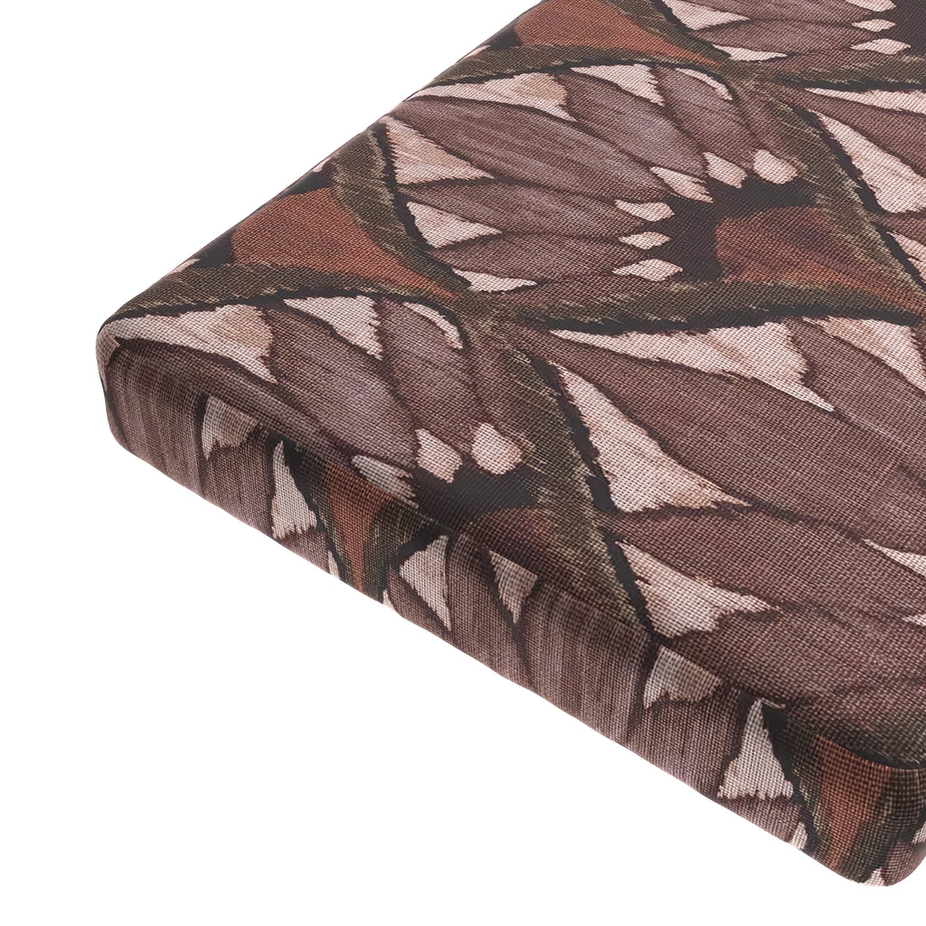 Custom Bench Cushion in Petal Press - Berry