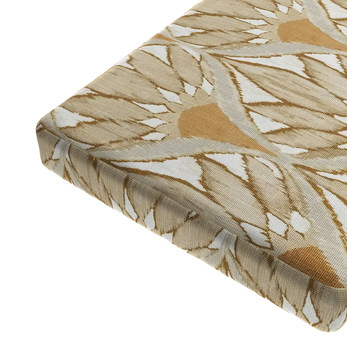 Custom Bench Cushion in Petal Press - Cinnamon