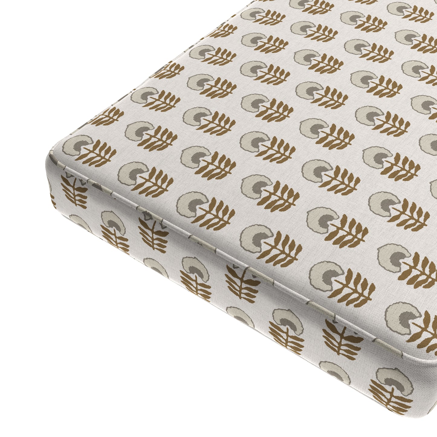 Custom Bench Cushion in Mini Florals - Birch