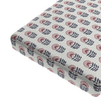 Custom Bench Cushion in Mini Florals - Mulberry