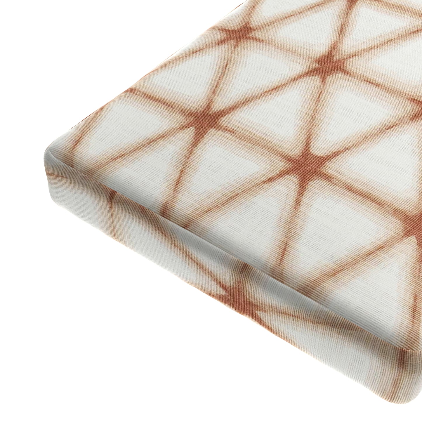 Custom Bench Cushion in Point Taken - Coral