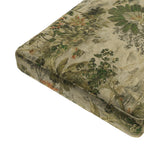 Custom Bench Cushion in Tropical Toile - Moonstone