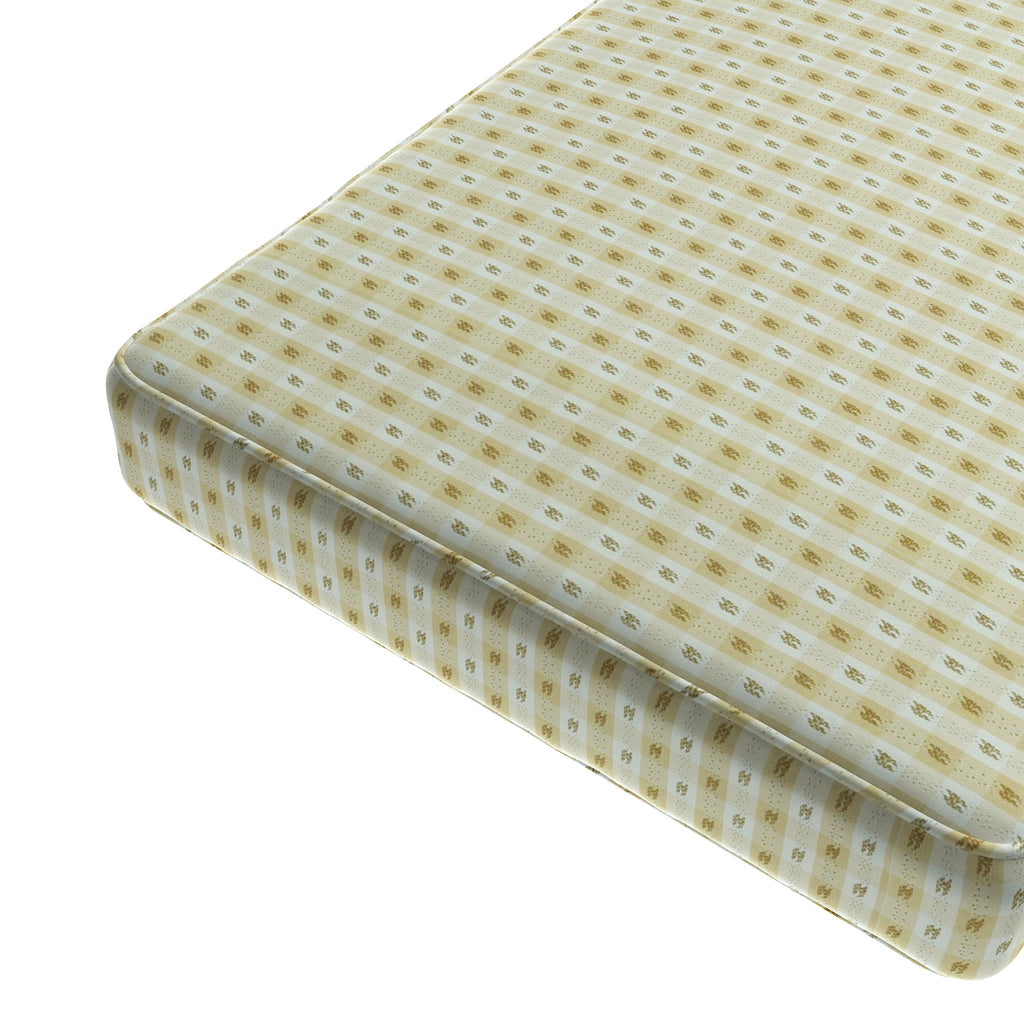 Custom Bench Cushion in Luxe Gingham - Butter
