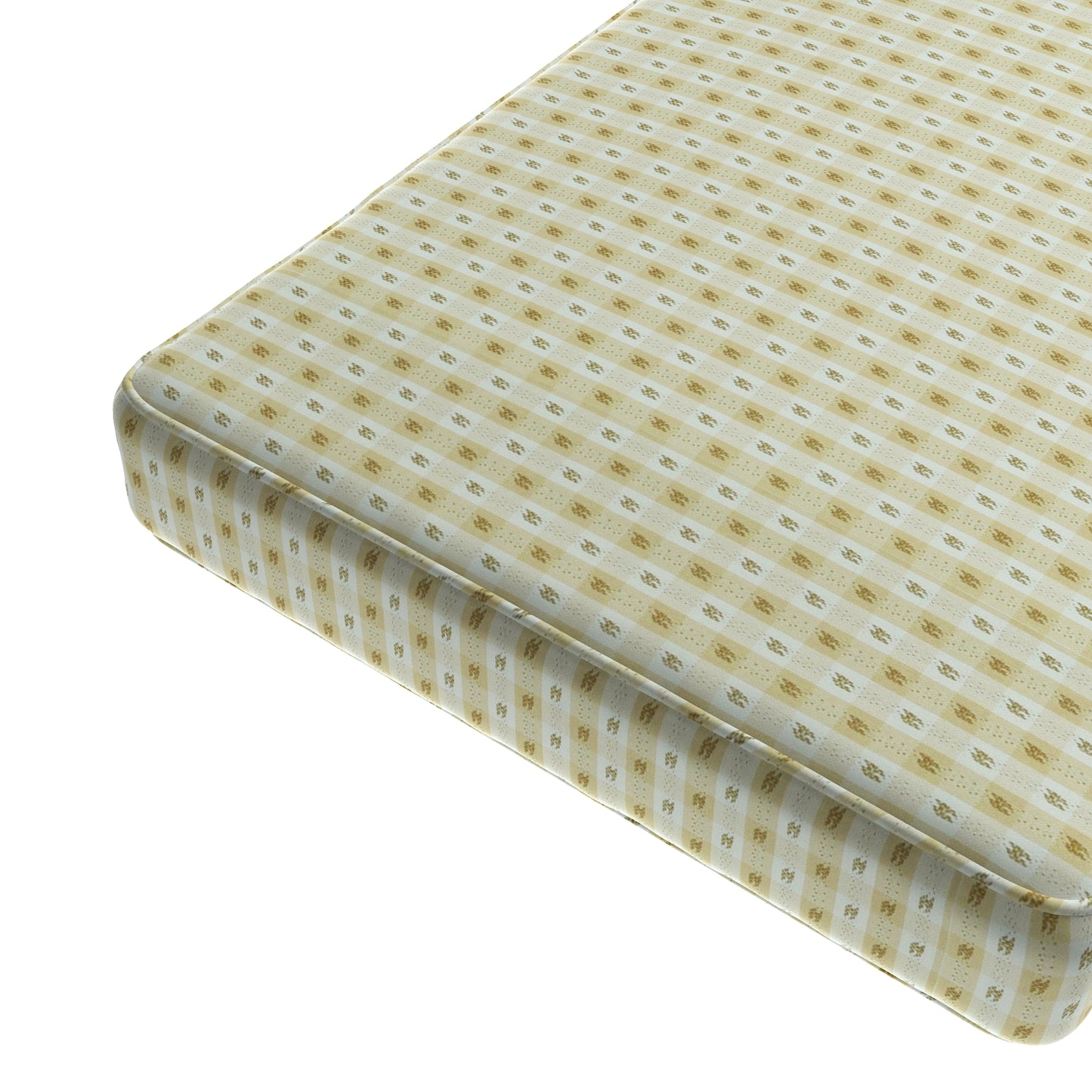 Custom Bench Cushion in Luxe Gingham - Butter