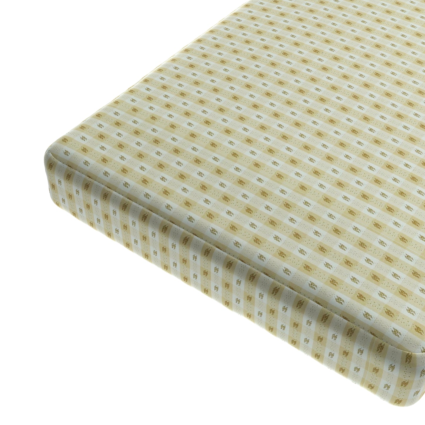 Custom Bench Cushion in Luxe Gingham - Butter