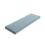Custom Bench Cushion in Luxe Gingham - Chambray