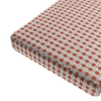 Custom Bench Cushion in Luxe Gingham - Red