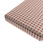 Custom Bench Cushion in Luxe Gingham - Red