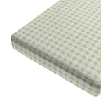 Custom Bench Cushion in Luxe Gingham - Wheat