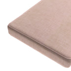 Custom Bench Cushion in Woven Cotton - Pink