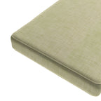 Custom Bench Cushion in Woven Cotton - Sand