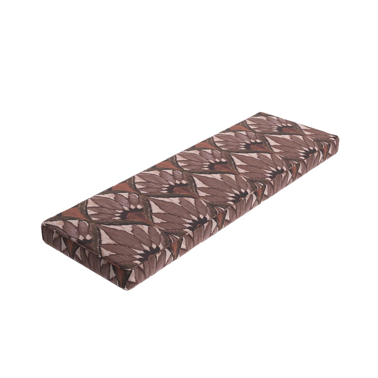 Custom Bench Cushion in Petal Press - Berry