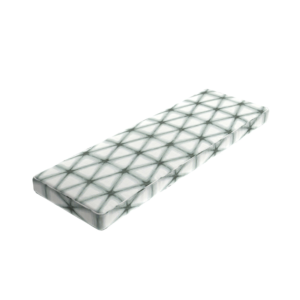 Custom Bench Cushion in Point Taken - Frost
