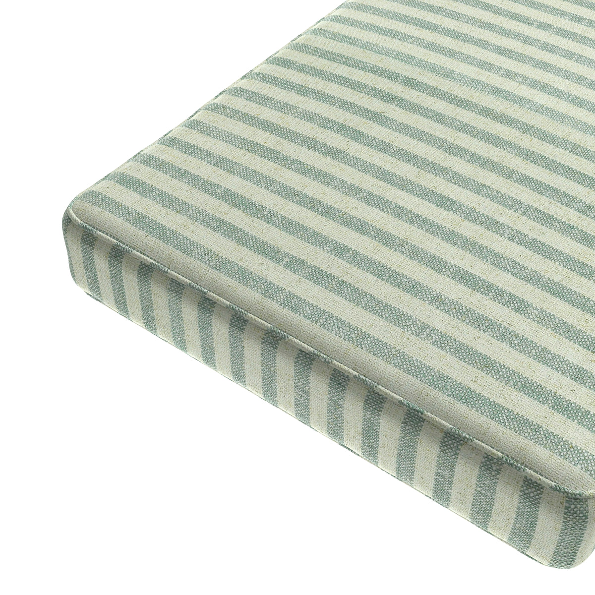 Custom Bench Cushion in Candy Shop Stripes - Bottleglass