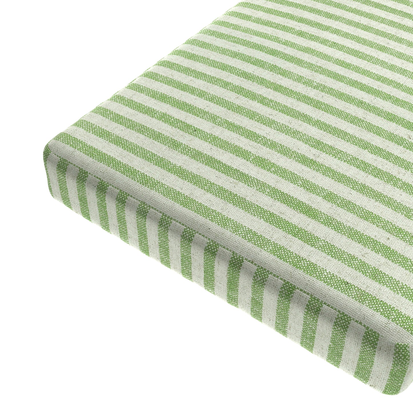 Custom Bench Cushion in Candy Shop Stripes - Lime