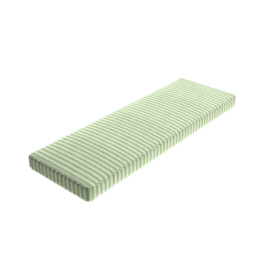 Custom Bench Cushion in Candy Shop Stripes - Lime