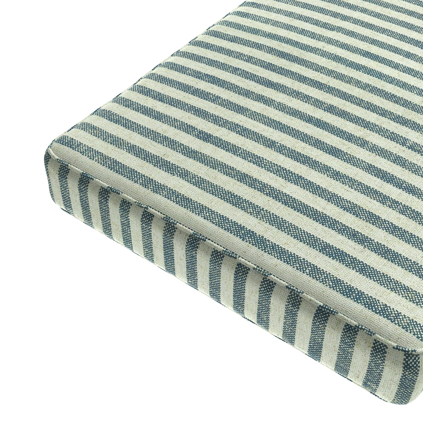 Custom Bench Cushion in Candy Shop Stripes - Navy