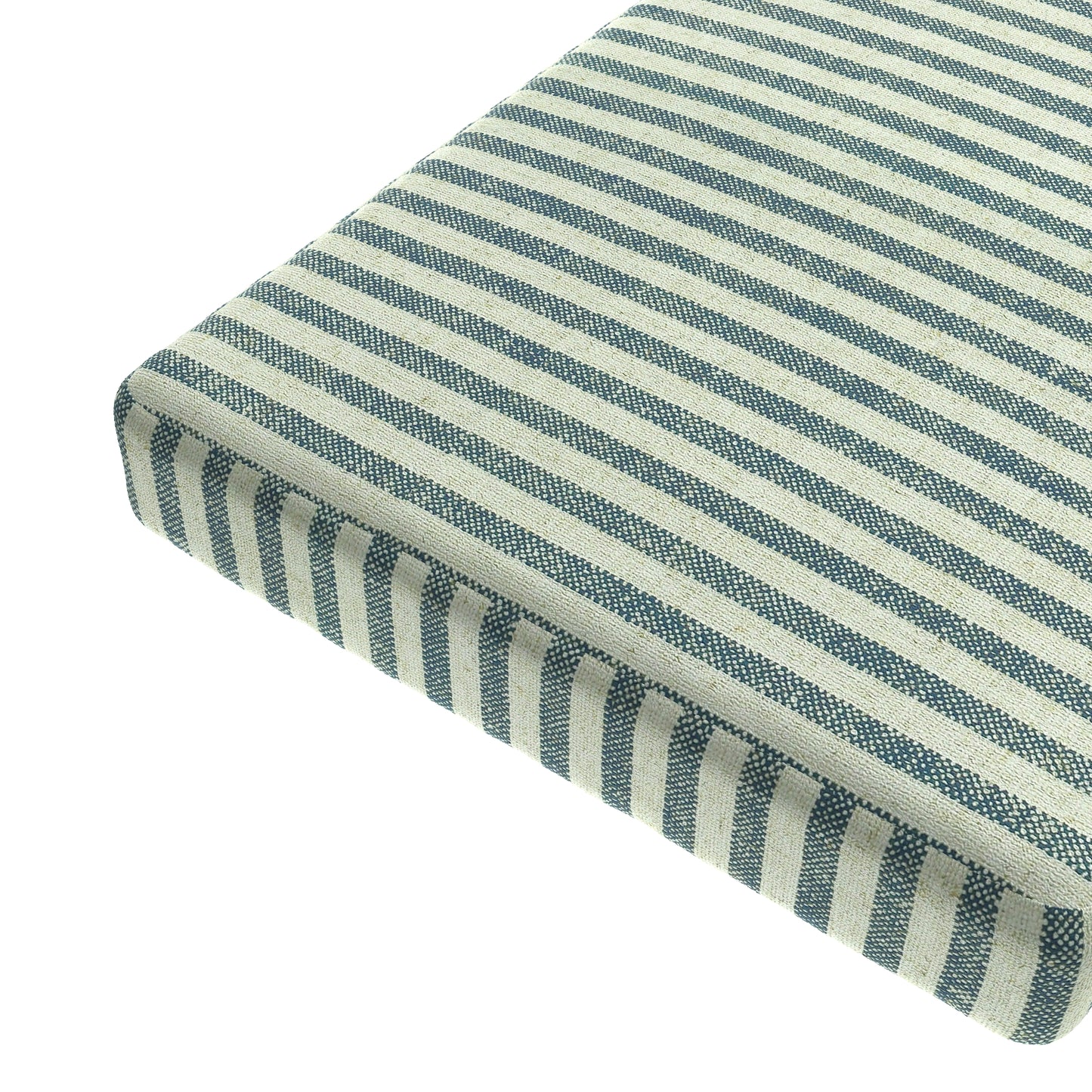 Custom Bench Cushion in Candy Shop Stripes - Navy
