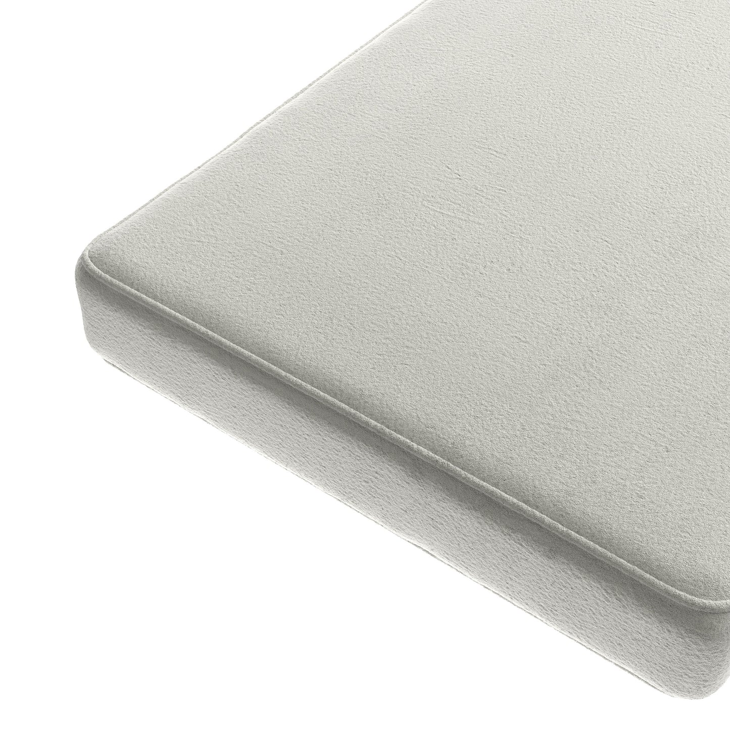 Custom Bench Cushion in Performance Velvet - Bubbly