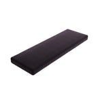 Custom Bench Cushion in Performance Velvet - French Roast