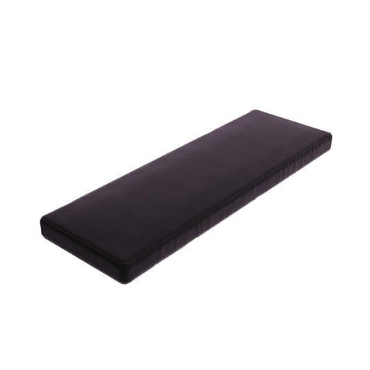 Custom Bench Cushion in Performance Velvet - French Roast