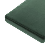 Custom Bench Cushion in Performance Velvet - Elf