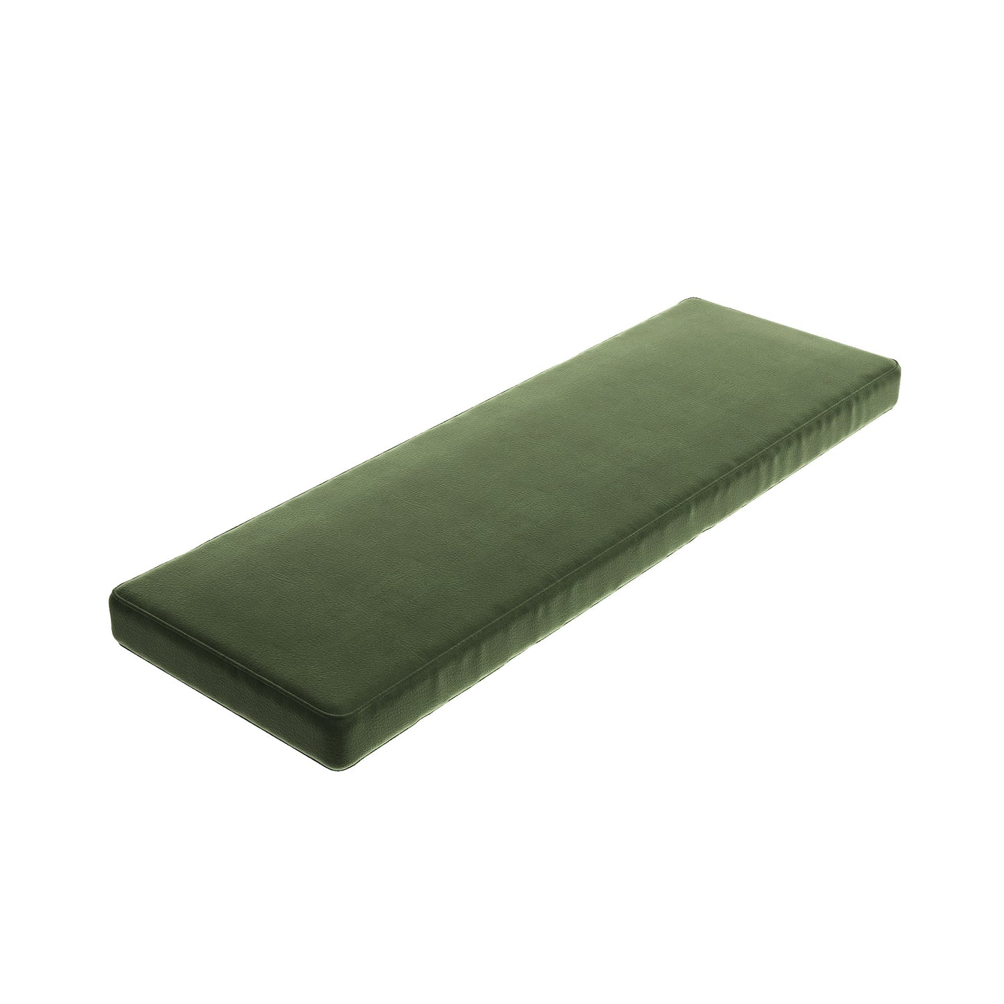 Custom Bench Cushion in Performance Velvet - Dublin