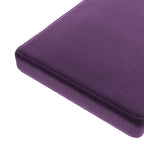 Custom Bench Cushion in Performance Velvet - Sweet Berry