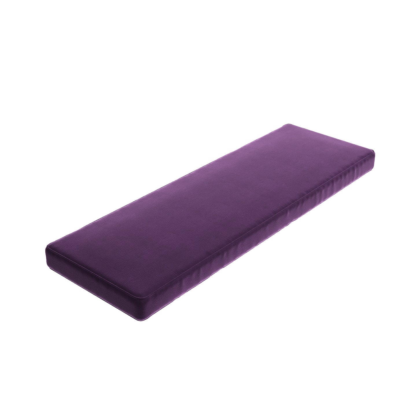 Custom Bench Cushion in Performance Velvet - Sweet Berry