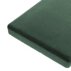 Custom Bench Cushion in Performance Velvet - Elf