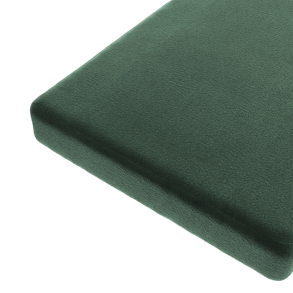 Custom Bench Cushion in Performance Velvet - Elf