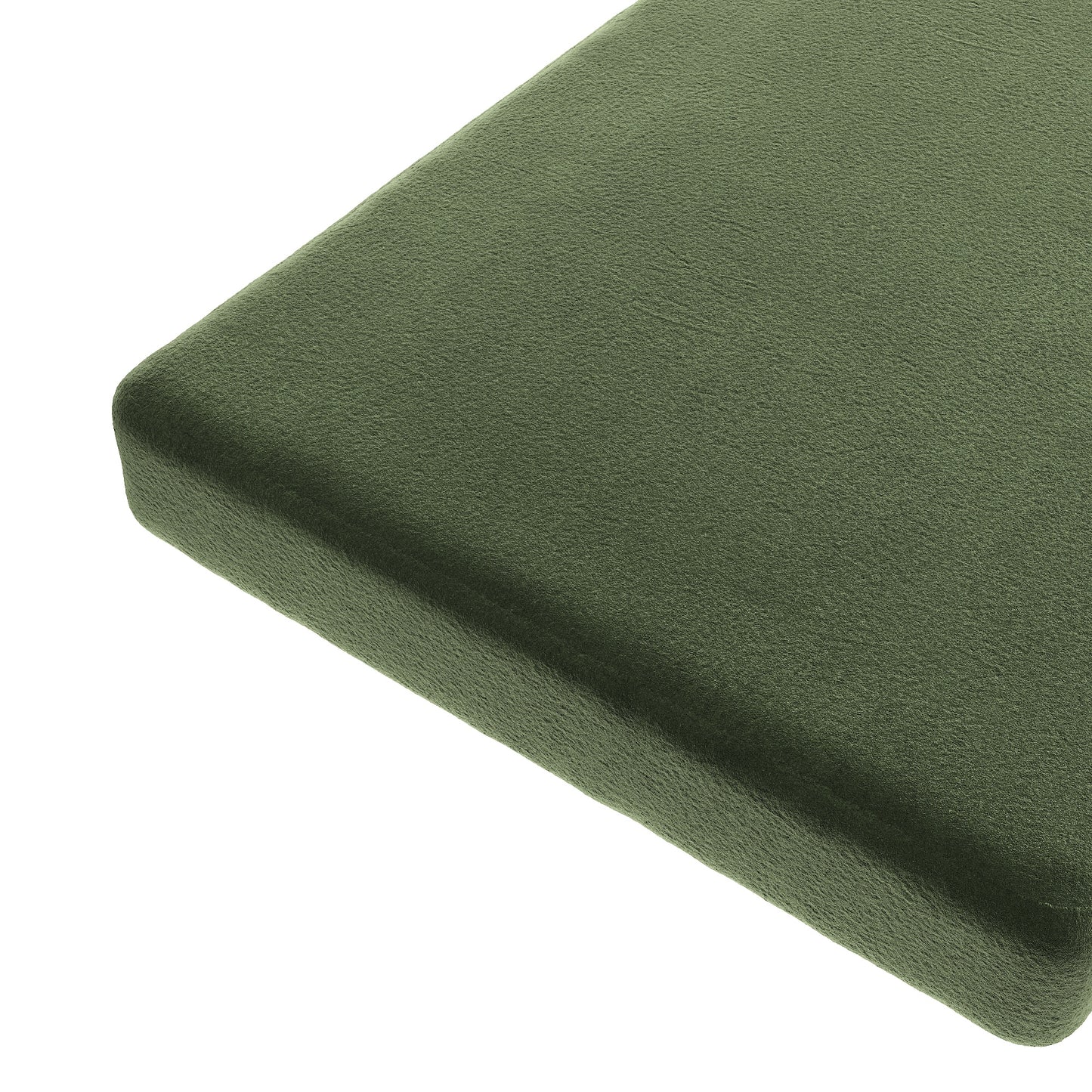 Custom Bench Cushion in Performance Velvet - Dublin