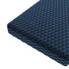 Custom Bench Cushion in Check Mate - Navy