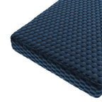 Custom Bench Cushion in Check Mate - Navy